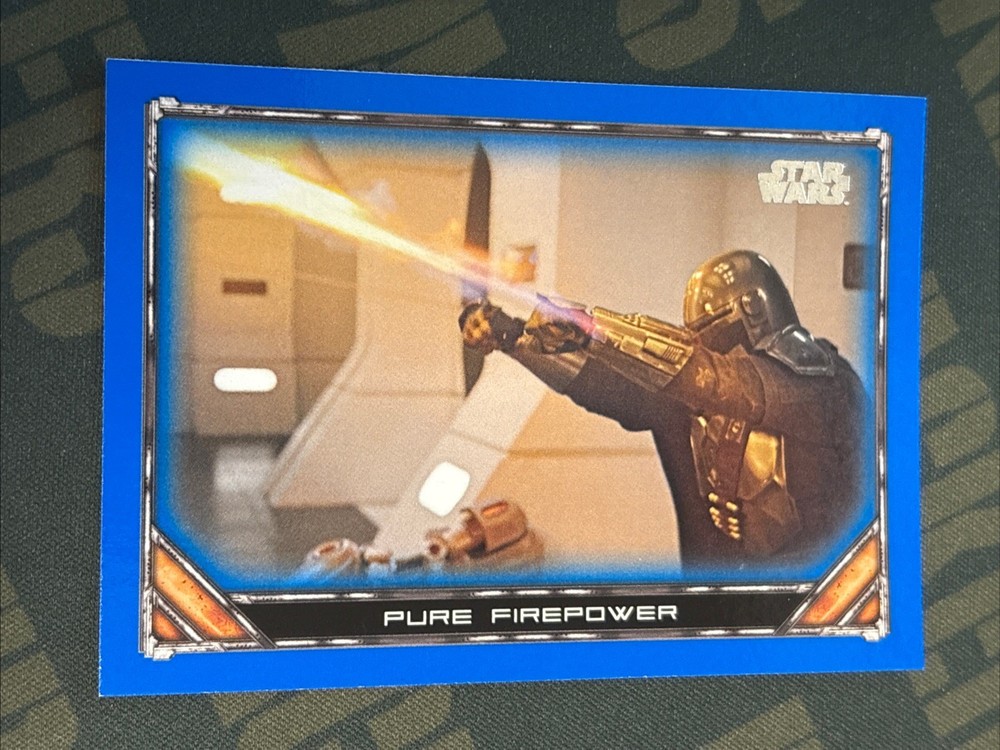 2020 Topps Star Wars - Blue Parallel - The Mandalorian Season 1 - #71