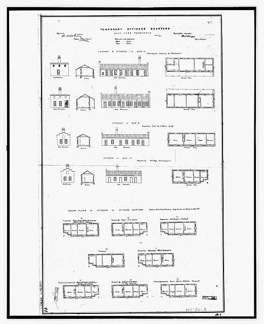 Naval Air Station,Senior Officers' Quarters Q-3,Q-3 North Avenue,Pensacola,FL,1