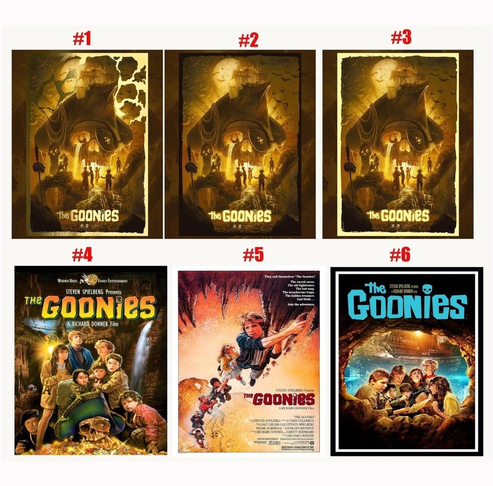 The Goonies Classic Adventure Movie Poster Collection